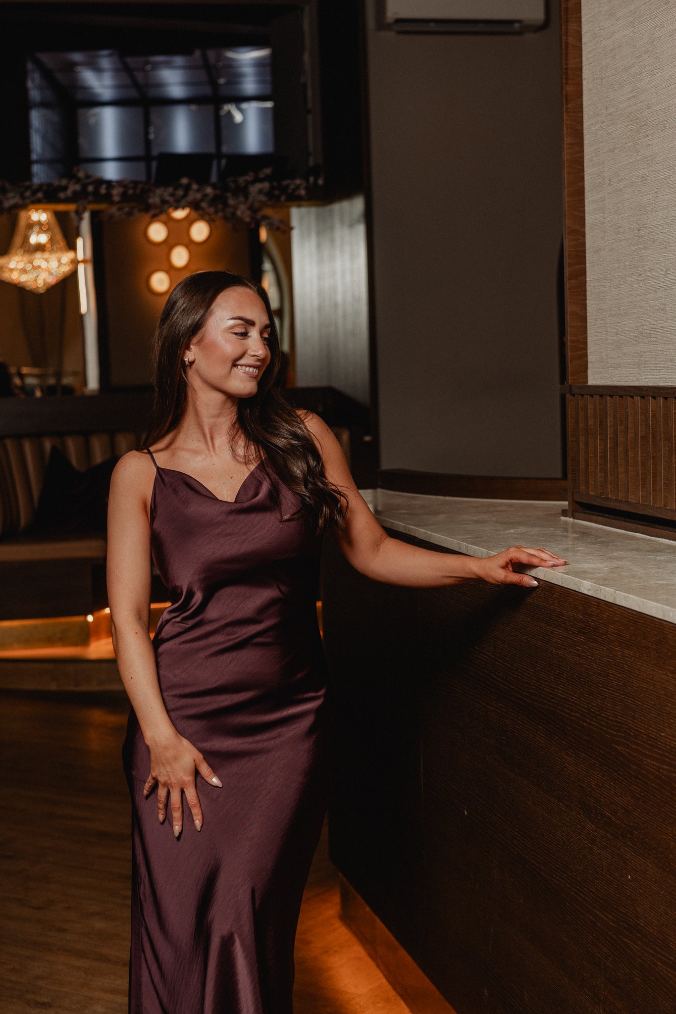 OBJCHILLI Midi Dress - Mauve Wine